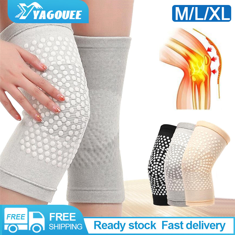 2PCS Self Heating Support Knee Pad Protective Arthritis Joint Injury Recovery Pain Relief Belt Knee Massager Warm Knee Brace