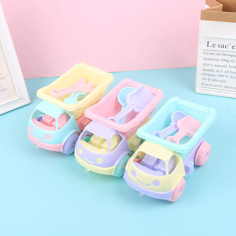 Ioplu 1Set Sand Beach Toy Bucket Spade Shovel Rake Sand Car Kids Tool Kit Outdoor Toys