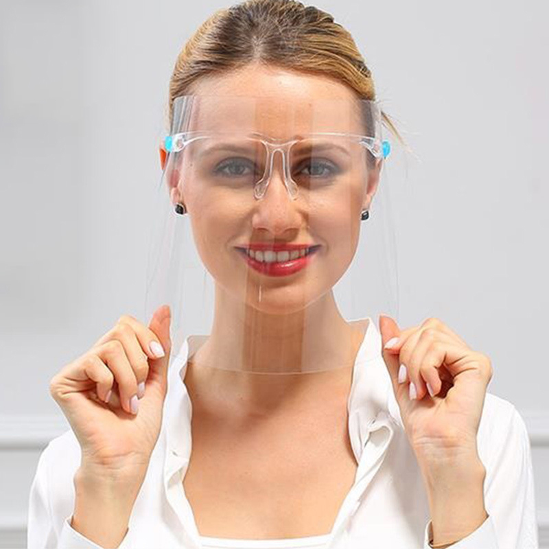 Sunday Alice High Quality Safety Kitchen Cooking Anti-oil Splash Clear Protector Kitchen Accessories Not Dizzy Acrylic Full Face Shield Visor Full Face Visor Fiber Glass Faceshield Eye Shield Protecti