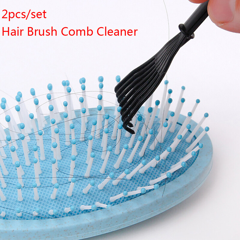 ❤️HJ 2Pcs/Set Hair Brush Comb Cleaner Remover Soft Hair Drop Shipping Cleaning Tools