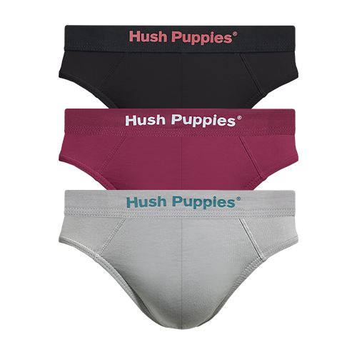 HUSH PUPPIES 3PCS MEN'S MINI BRIEFS | BAMBOO ELASTANE | #157759