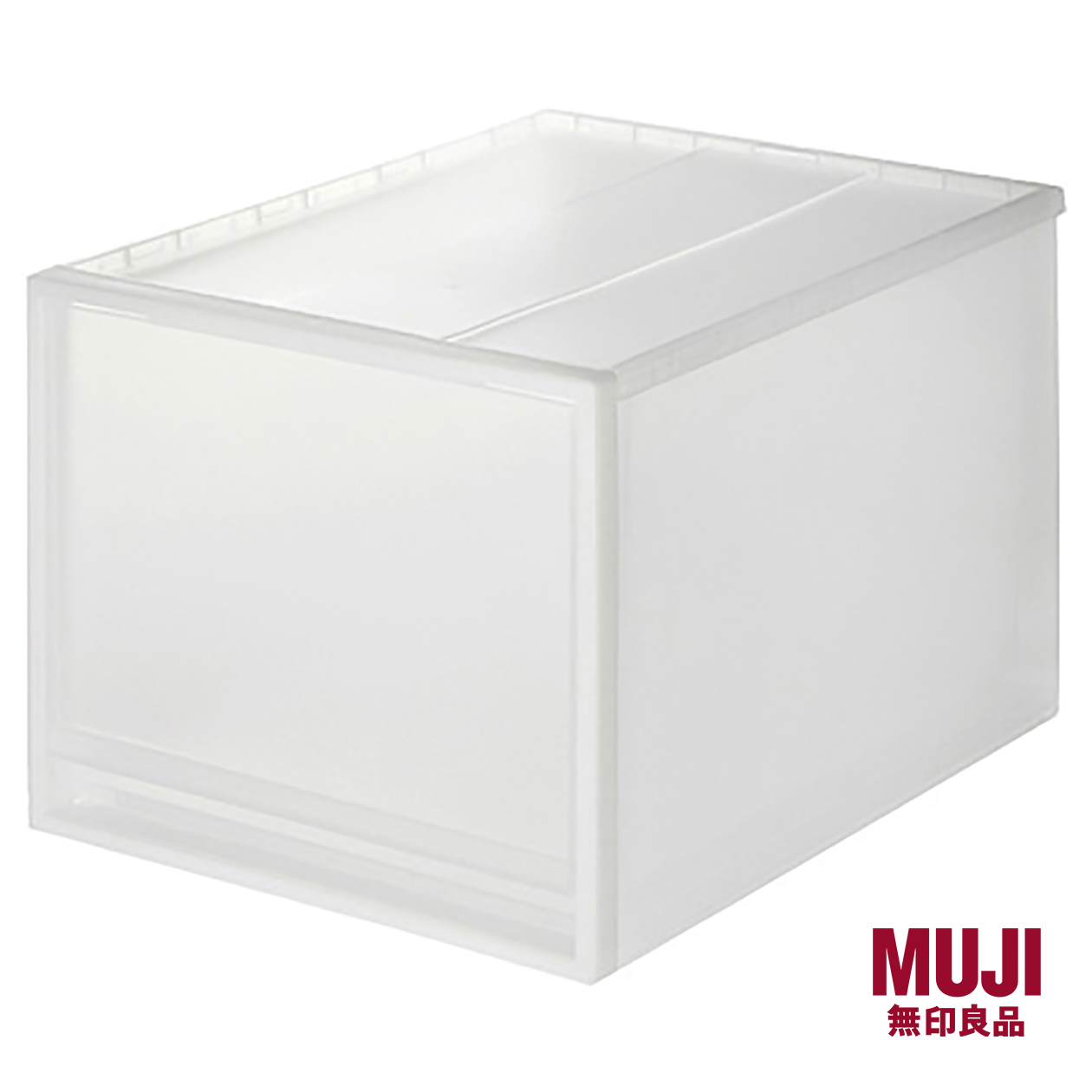 MUJI Polypropylene Storage Case W34 x D44.5cm