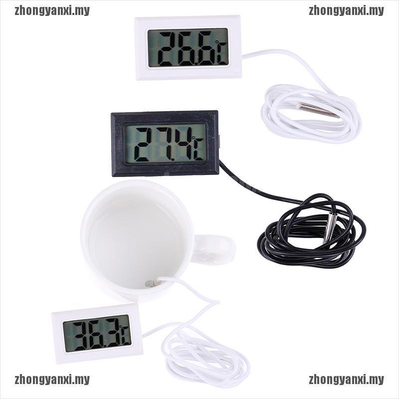 [ZHO]1Pc Digital LCD Display Temperature Meter Temp Sensor With