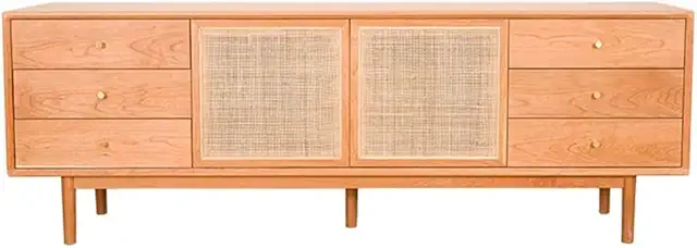 Plant Living Room TV Cabinet Mobile Simples Storage TV Cabinet Rattan TV Hanging Household Furniture